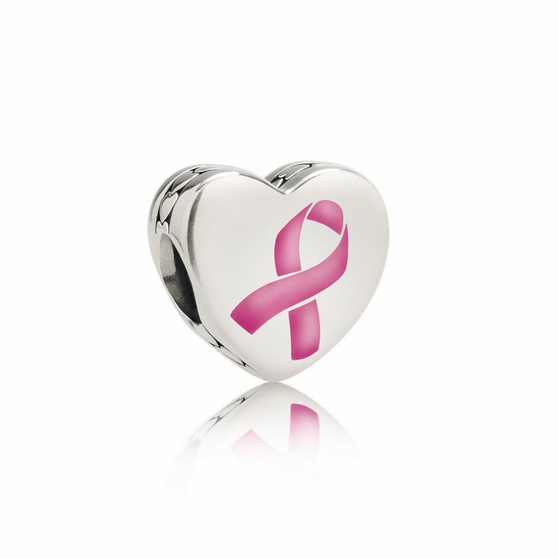 Pandora Hope Ribbon Charm Ireland - Sterling Silver - 509682LRH